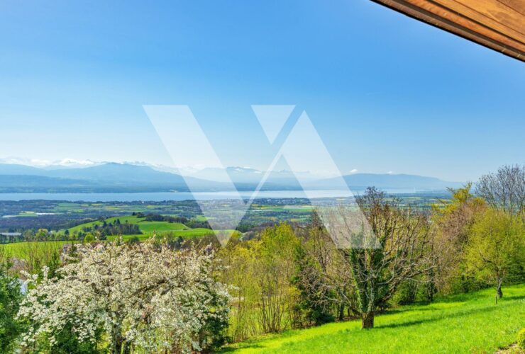 A vendre - Propriété d'Exception avec Vue Imprenable sur le Lac & les Alpes