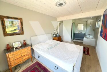 A vendre - Villa contemporaine avec vue panoramique sur le lac et les Alpes