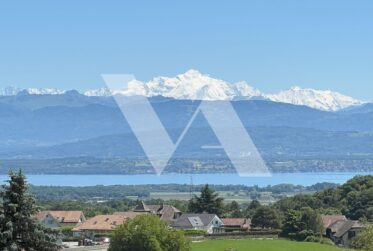 A vendre - Villa contemporaine avec vue panoramique sur le lac et les Alpes