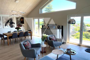 A vendre - Villa contemporaine avec vue panoramique sur le lac et les Alpes