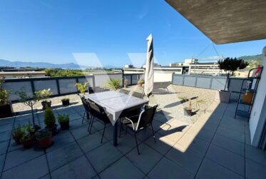 A vendre - Attique lumineux de 5.5 pièces avec grande terrasse et vue sur le lac