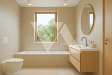 A vendre en construction - Magnifique villa contiguë avec grand jardin