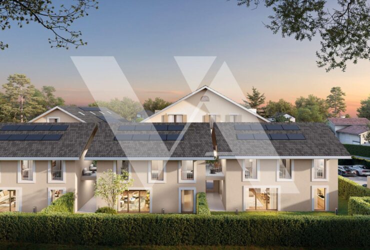 A vendre en construction - Magnifique villa contiguë avec grand jardin