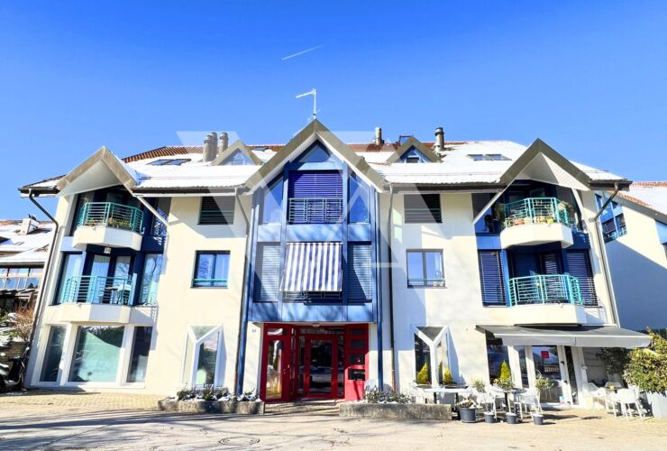 A vendre - Appartement de 2 pièces au coeur du village, avec échappée sur le lac