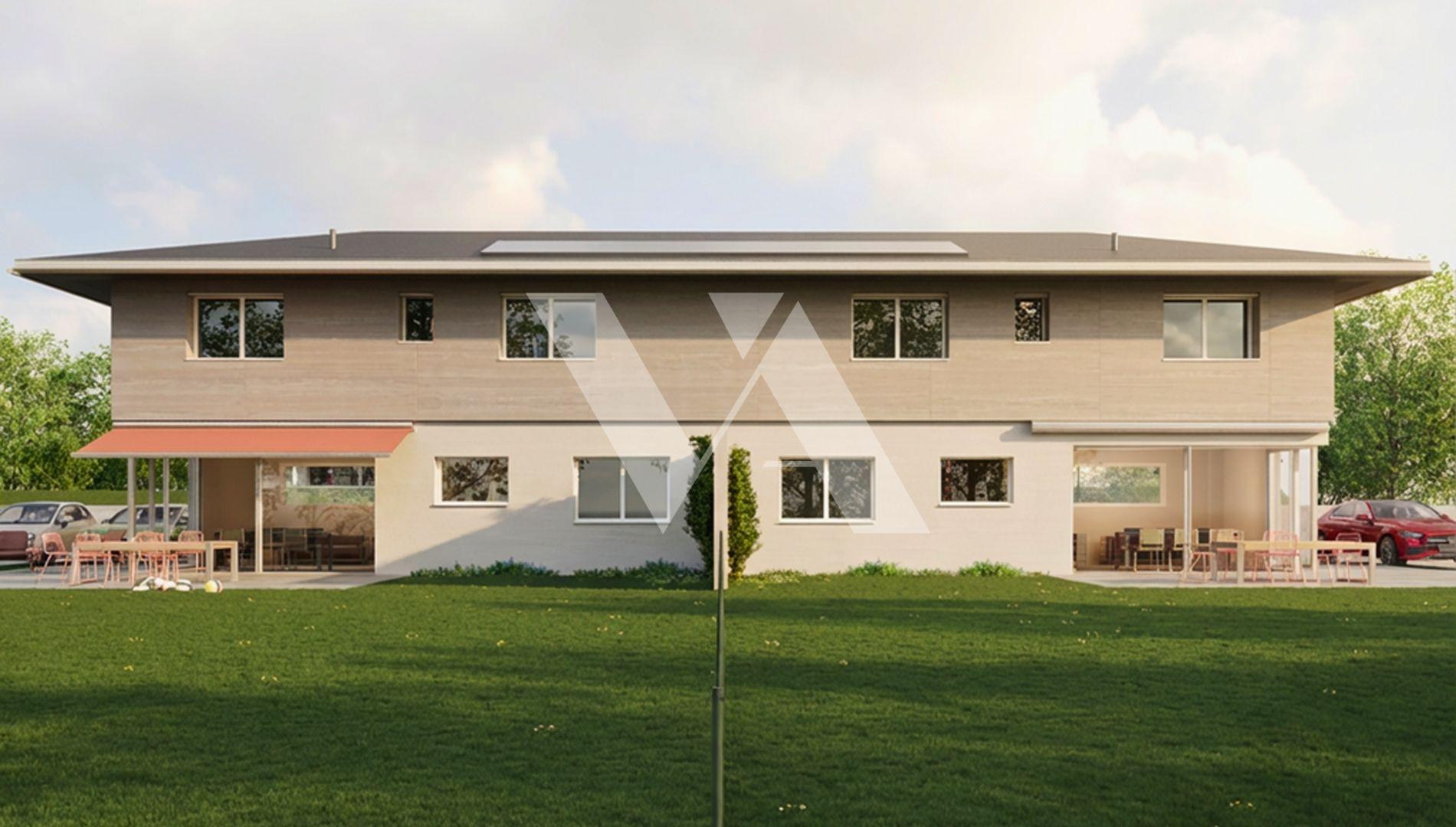 For Sale Off-Plan – Semi-Detached Villa with Terrace and Garden in Genolier