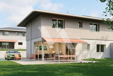 A vendre projet neuf - Villas jumelées avec terrasse & jardin à Genolier