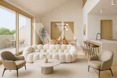 For sale under construction - 3.5-room apartment with a garden