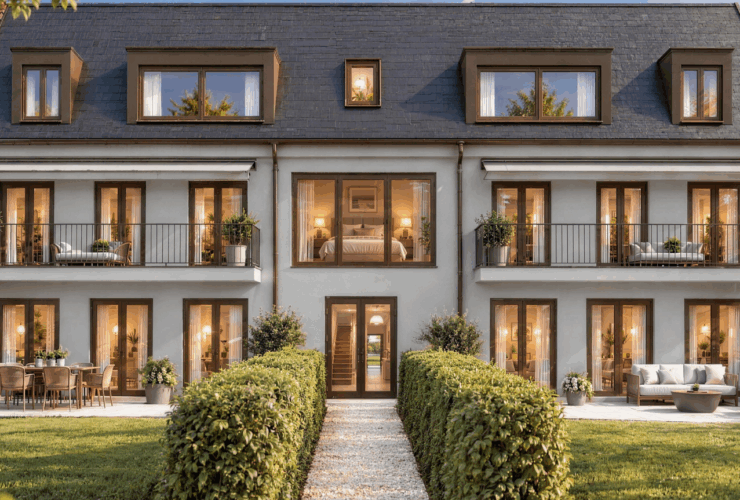 A vendre sur plans - 6 appartements au cœur de Gland