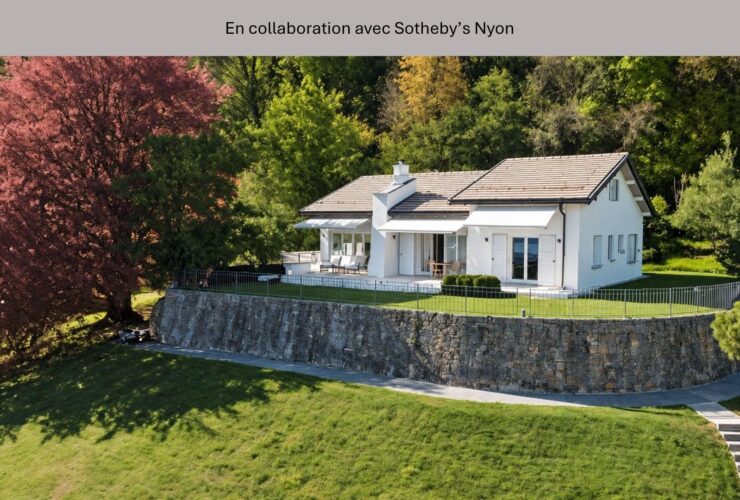 A vendre - Villa individuelle avec vue sur le lac à Bursins