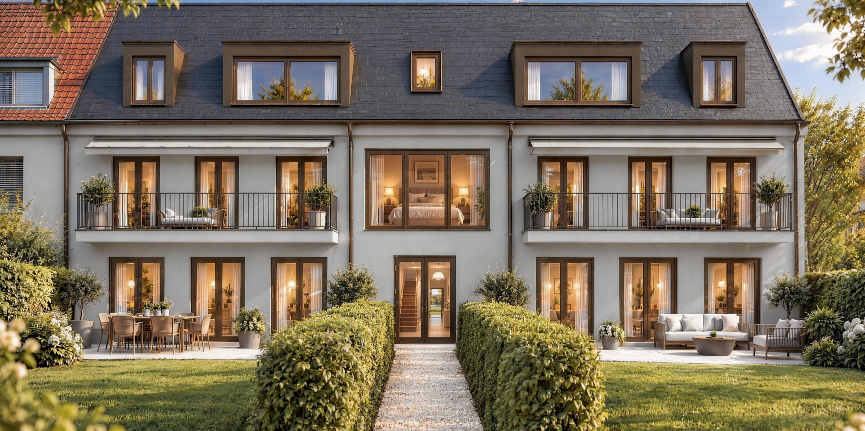 A vendre sur plans - 6 appartements au cœur de Gland